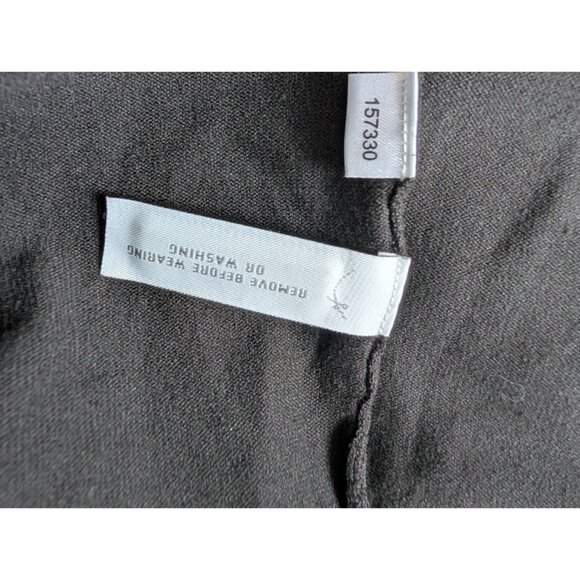 Ann Taylor Black Sleeveless Wrap Top With Side Button Detail Womens Size M - Picture 6 of 8